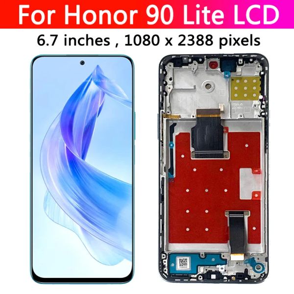 Display da 6,7 '' per Huawei Honor 90 Lite LCD CRT-NX1 Visualizza Screen Touch Pannello Digitatore per la sostituzione del display Honor90lite