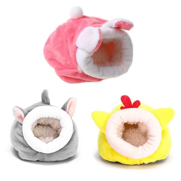 Carnetto cartone animato Guinea Piatta Piatte Pet Sleep Sleeping House Dog del criceto caldo nido morbido Mini Piccoli animali da letto Suppliette Animali 282A