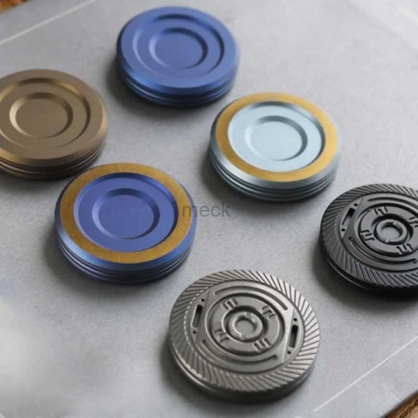 Decompressione Toy Metal Ring Coin Coin Pop Pop Personality Personality Toy EDC Lucky Push Card Push Card Casual Casual Trendy Play 240413