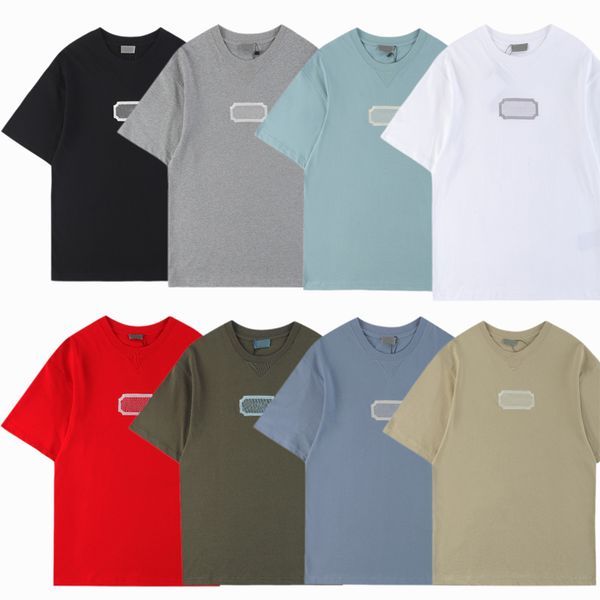 Top-Qualität Feste Farbe Einfacher vielseitiges T-Shirt Casual Sports Kurzärmele Männer Polo-Hemd Sommerfleisch für Männer und Frauen Größe S-xl