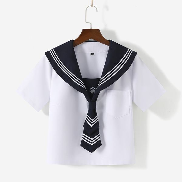 Basic JK School Uniform für Mädchen Japan Style School Look Navy Sailor Seifuku Anzüge süße Falten Rock Cosplay Kostüme Frauen Frauen