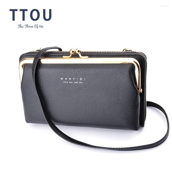 Bag Fashion Small Crossbody Borse Women Mini PU in pelle spalla Messenger Ladies Multi-Functional Phone Borse Card Bolsas