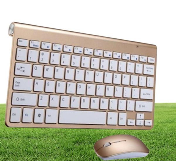 2020 Yeni Varış Ultra Slim Kablosuz Klavye ve Fare Combo Bilgisayar Aksesuarları Mac PC Windows için Oyun Kontrolörü Android268Y2753129