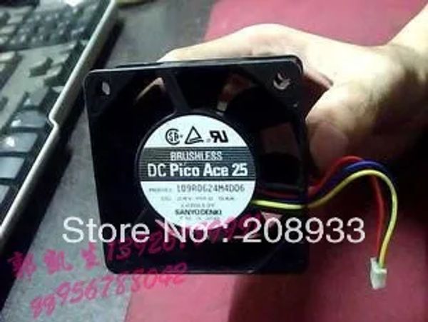 Sanyo için soğutma 109R0624M4D06 6025 24V 0.04A 6cm IPC / Inverter Fan+Soğutma Fanı