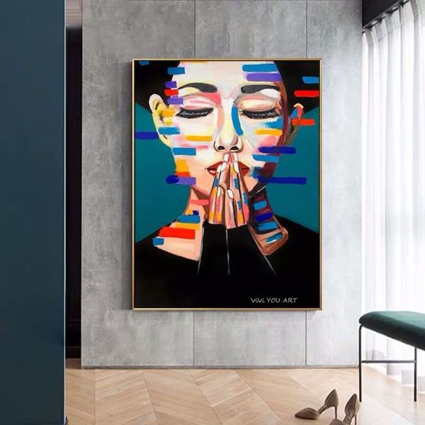 100% handgemalte Leinwand Malerei Picasso berühmte Stil Kunstwerke für Wohnzimmer Wohnkultur Bilder Leinwand Gemälde Wandplakat Z236O
