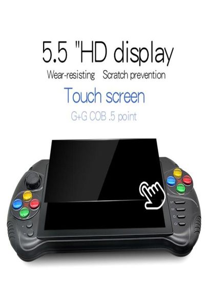 Powkiddy X15 Andriod Handheld Game Console Nostalgic Host 55 Zoll 1280720 Bildschirm Quad Core 2G RAM 32G Video Player1070685