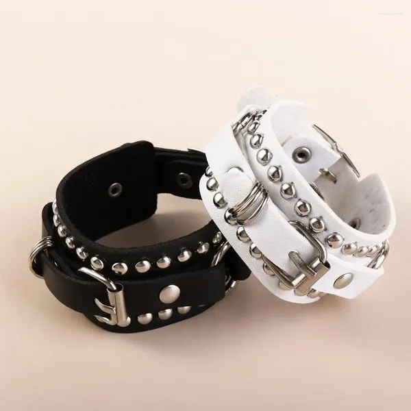 Bracelets de charme anéis de casal Bangle Metal Buckle Fashion Design mascul