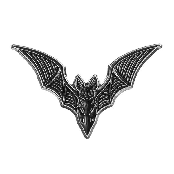 Black Bat Punk Style Metal Design Badges