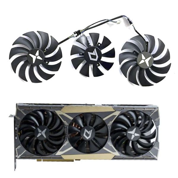 Pedler Yeni GAA8S2U GA91S2H 4pin 85mm 100mm RX5700XT DATALand için GPU Fan RX5600XT 5700 5700XT XSERIAL GRAFİK KART SOĞUTU