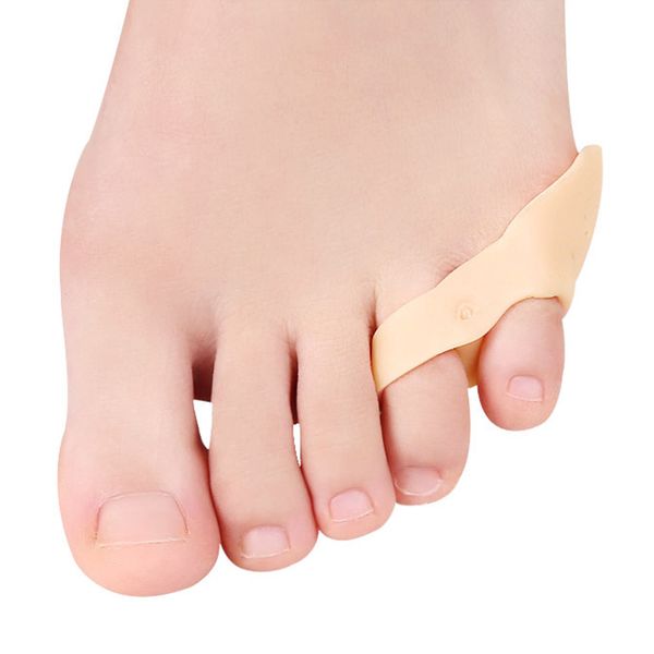 Pexmen 2/4pcs jel Küçük ayak parmağı pedleri düzeltici yumuşak silikon pembemsi ayak parmağı koruyucu ağrı kesici kabarcık mısır ve sürtünme azaltma