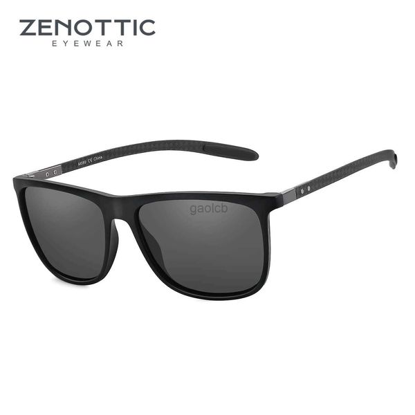 Sonnenbrille Zenottic Square Polarisierte Sonnenbrille für Männer Ultraleicher Kohlefaser Sonnenbrillen Fahren Fischerei Golf Sport UV400 Schutz 24412