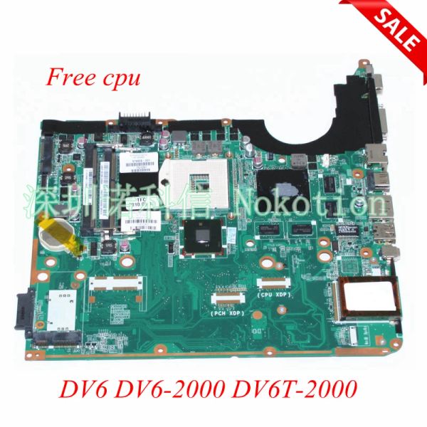 Motherboard 580977001 574902001 Hauptplatine für HP Pavilion DV6 DV62000 DV6T2000 Laptop Motherboard PM55 DDR3 DA0UP6MB6E0 GEFORCE GT230M