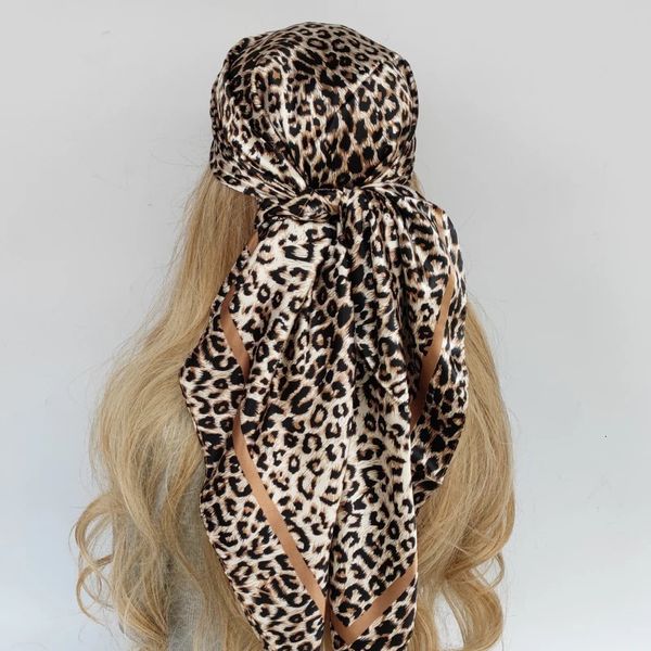 90*90 см шарф для волос женский модельный дизайнер красивые цветы Folarard мягкая атласная шаль.
