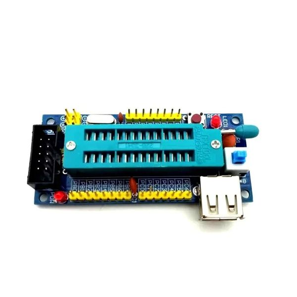 ATMEGA8 ATMEGA48 ATMEGA88 Conselho de Desenvolvimento AVR (sem Chip) Módulo Eletrônico DIY DIY Kit PCB Board Interface USB Interface