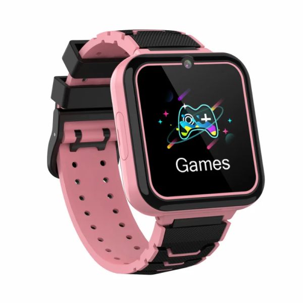 Watches 2023 Yeni Q11 Square Children's Telefon İzle Kamera Sim Kart Öğrenci Çocuklar İçin Akıllı Saatler Su Geçirmez Oyunu Telefon Akıl Swatch