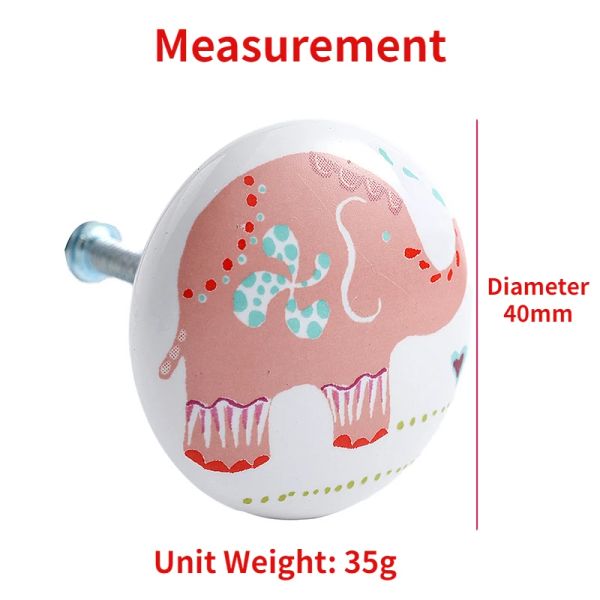 Керамические ручки фарфорового шкафа ручки комода для домашнего декора Круглый комод ручки для детской комнаты.