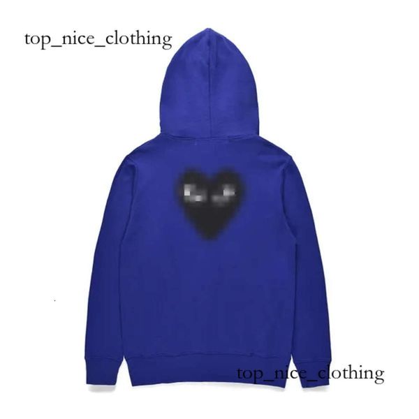 Tasarımcı Erkek Hoodies Erkek Hoodies Sweatshirt Sweatshirt Oynat CDG Kırmızı Kalp Nakış Hoodie Yüksek Kaliteli Spor Gündelik UNISEX HOODIE 592