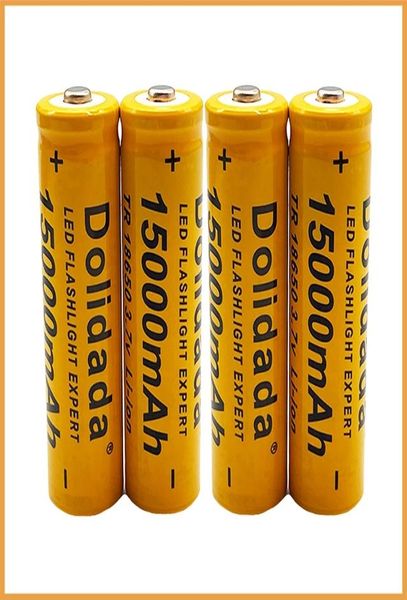 6 pezzi di alta qualità 15000 mAh 37 V 18650 batterie a ioni di litio batterie ricaricabili per la torcia LED FlashlightElectronSorange9660372