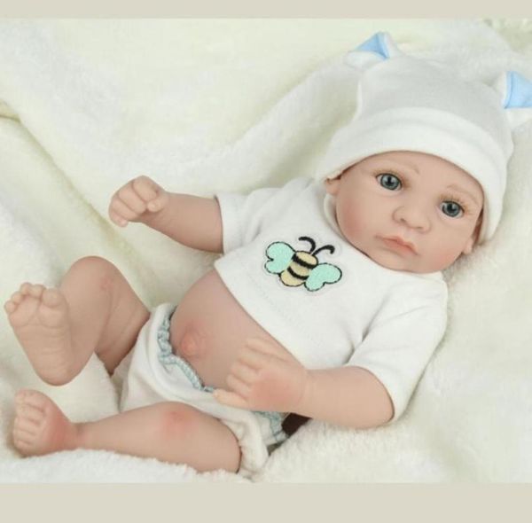 Wiedergeborene Babypuppen lebensechte Silicone Neugeborene Jungen wirklich aussehend realistische Babys Dolls Bad Spielzeug Kinder Weihnachtsgeschenk33965932463584