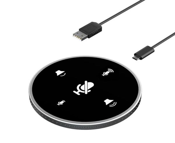 Микрофоны для компьютерной USB конференц -микрофон Home Omni Направленное подкастинг круглый ноутбук