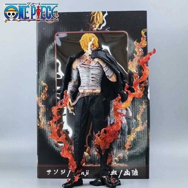 Çizgi Roman Kahramanları 28cm Tek Parça Figürleri GK Banyo Kan Sanji Anime Aksiyon Şekil PVC Model Dekorasyonları Çocuk Figürinler Oyuncak Bebek Hediyeleri 240413