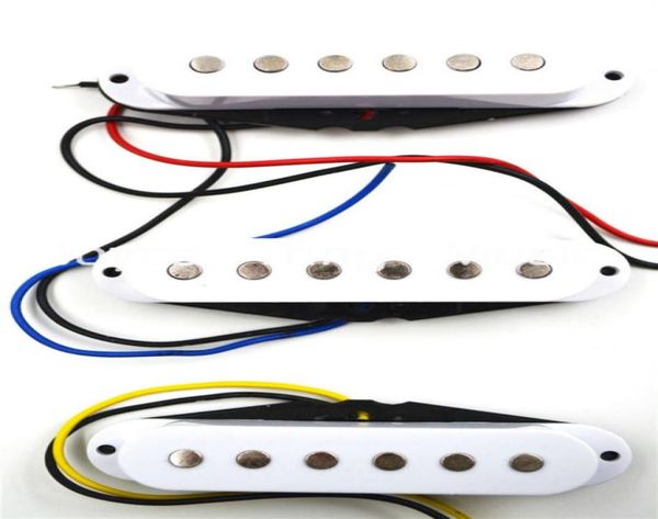 1 Set 3pcs White 485052mm Single Coil Pickups für Fender Stratsq E -Gitarren -Pickups6578947