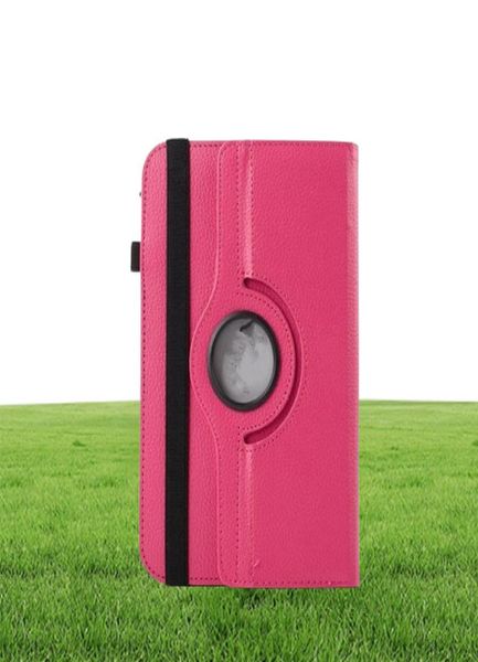Universal 360 вращающаяся крышка кожаной подставки Flip PU для 7 8 10 -дюймового таблета iPad Samsung Tablet4692527