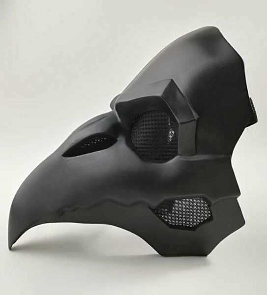 Crow Reaper Nevermore Cilt Siyah Maskeler Reaper Veba Doktor Maske Kuşları Uzun Burun Punk Crow Retro Rock Serin OW PVC Tip Punk Mask8619814