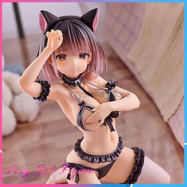 Heróis de quadrinhos posando na frente de um espelho - Ayaka Chan PVC Sexy Girl Hentai Ação Figura Figura Adulta Coleção Anime Modelo Toys Doll Gifts 240413