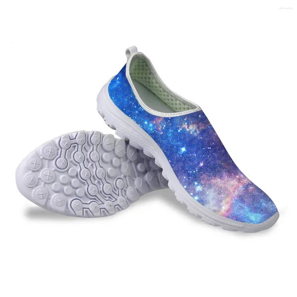 Scarpe casual Pretty Galaxy Stampa in corsa Mesh Scarpe per donne Ragazze MOFER MOTOLI COLOREFFICE ZAPATOS DE MUJER 2024 Arrivo primaverile