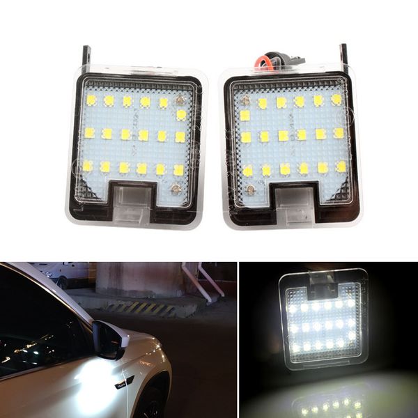 2 pcs porta porta dell'auto LED UNDE Specchio laterale Luce per Ford Focus 3 Kuga 2 S-Max WA6 2 Mondeo 4 5 Grand C-Max 2 Escape Auto di cortesia Luce di cortesia