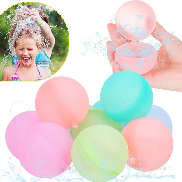 10 pezzi palloncini riutilizzabili per adulti attività all'aperto per bambini bombe acqua da bagno in piscina per giochi estivi 240408