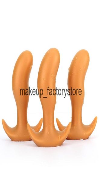 Massage erotischer Shop Soft riesige Anal -Stecker Silikon Butt Plug Perlen Anus Expansion Stimulator Prostata Massagebaste Anus Sex Toys für WOM5929951