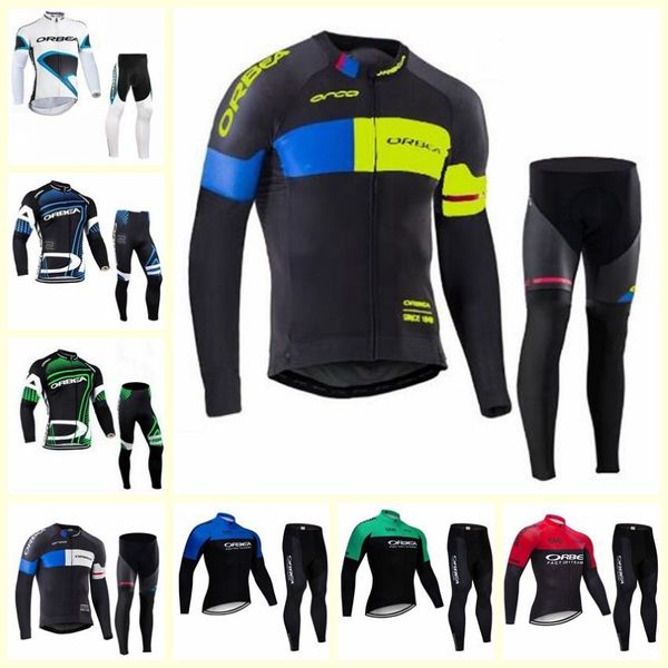 Orbea Team Cycling Sleeves Longes Jersey Pants Gets Men de alta qualidade Bike MTB Clothing Maillot Ciclismo U112808290x