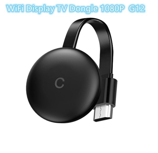 Stick TV G12 per Chromecast 4K Media Player 5G24G WiFi Display Dongle Screen Mirroring 1080p HD TV per PC TV3600691