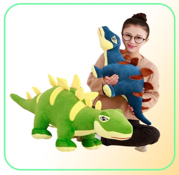 Nettes Cartoon Stegosaurus Puppe Plüsch Spielzeug Big Dinosaur Doll RAG DULL KINDERS039S DAY GIFT Geburtstagsgeschenk6835611