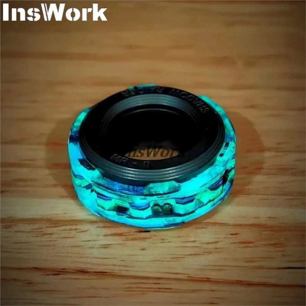 Decompressione giocattolo di decompressione giocattolo ACEDC Green Luminous Shadow Raider Fidget Ring Magnetic Rings Fidget Toys Limited a 50pcs 240412