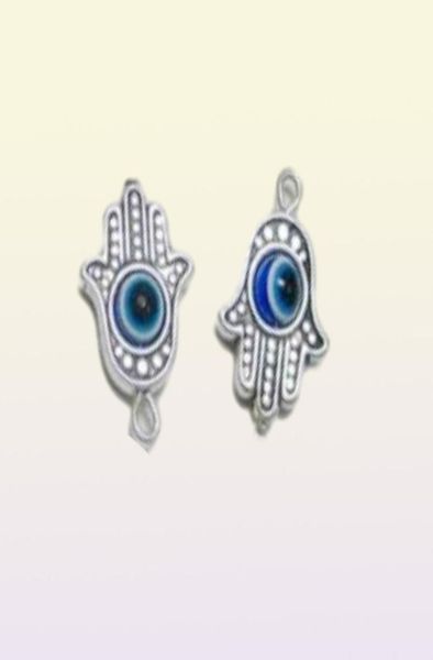 100 шт. Хэмса Рука Evil Eye Kabbalah Luck Charms Подвеска для украшения ювелирных изделий 19x12mm276k9997591
