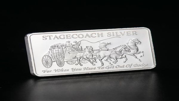 5pcs non magnetic One Oz Real Silver Packated на северо -западную монету 50 x 28 мм вакуумный пластиковый пакет 8383544