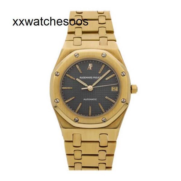 Top App Factory AP Automatic Watch Audempigues Royal Oak Offshore 34mm Gelbgold -Herren Armband Uhr 4100ba