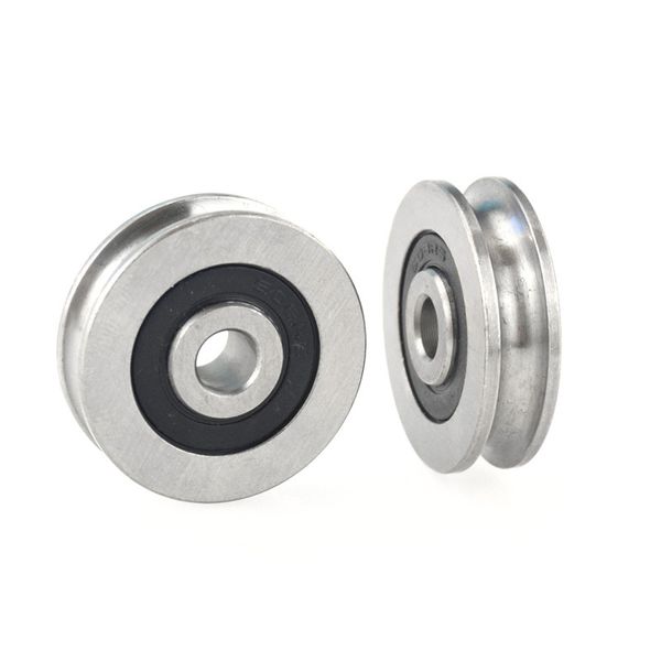 12*50*13 mm a ruota scanalatura a U-groove binario in acciaio a corda di sollevamento della ruota della ruota in acciaio di alta qualità puleggia di sollevamento ruota