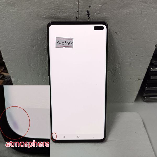 100% testado Super AMOLED S10+ LCD Exibir tela de toque para Samsung Galaxy S10 Plus G975 G975F Substituição do painel com defeitos