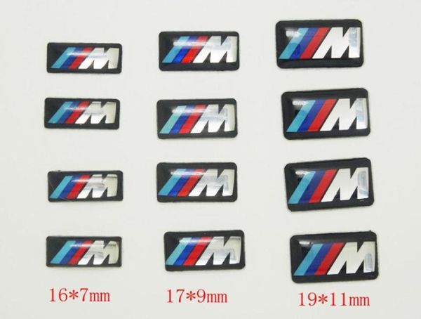 100pcs TEC Sport Wheel Badge 3D Emblem Sticker Decals Logo para BMW M Série M1 M3 M5 M6 X1 X3 X5 X6 E34 E36 E6 STARLER DE ESTILO DE CAR