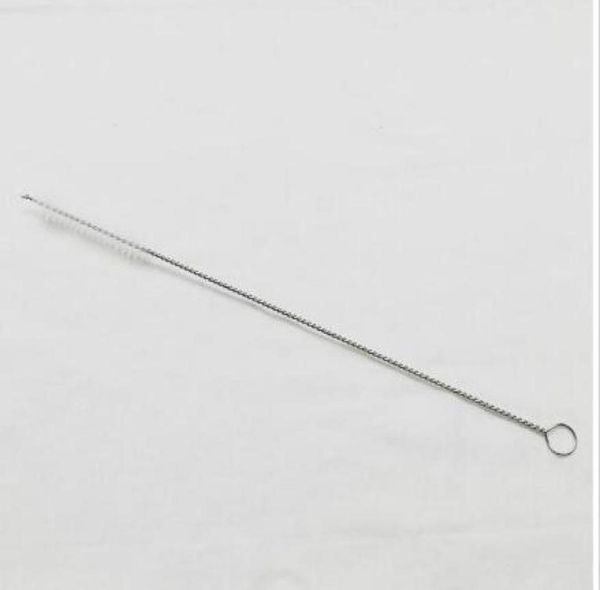 Spazzola in acciaio inossidabile a basso peso leggero spazzola in nylon lungo 200 mm per cannucce di metallo pulizia1961959