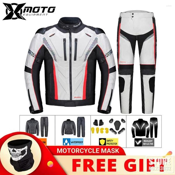 Abbigliamento motociclistico 5xl Ghost Racing Jacket Protective Gear Motorbike Riding Moto Imploproof Autoppate