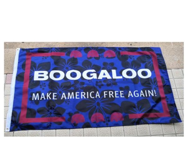 Boogaloo Make America Again USA Flags 3x5ft a doppio lato 3 strati in tessuto poliestere in poliestere stampato digitale esterno interno 4203345