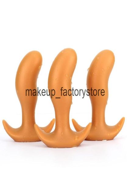 Massage erotischer Shop Soft riesige Anal -Stecker Silikon Butt Plug Perlen Anus Expansion Stimulator Prostata Massagegeräte Anus Sex Toys für WOM9625948