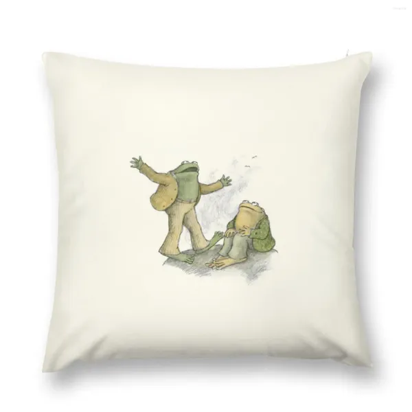 Pillow Frog e Toad Throw Cusions Cobra as fronhas de estojos de luxo capas do sofá bordado