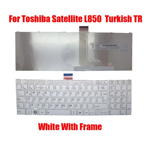 Teclados Gr Hu It SL TR TRIP TECLADO PARA TOSHIBA SATÉLITE L850 L850D L855 L855D L870 L870D ALEMANHA Hungria italiana Eslovena Turkish