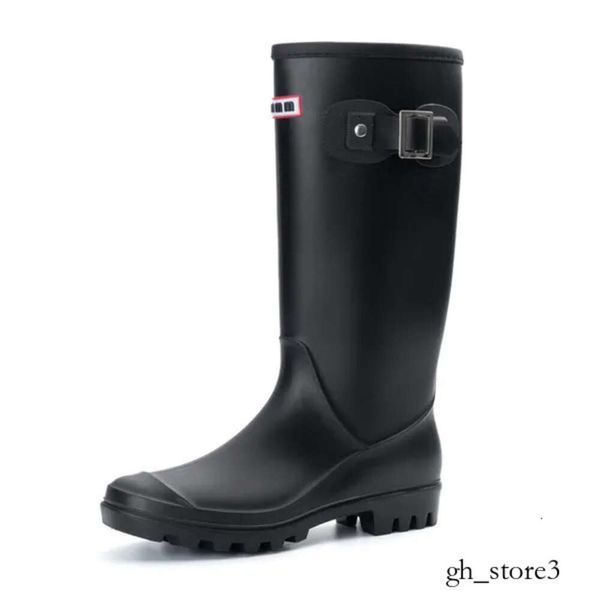 Stivali da pioggia Comemore Donne Galoshes Boot's Knottlength Fashion Bubbo Pvc Scarpe impermeabili Avvio Wellingtons 41 230505 791
